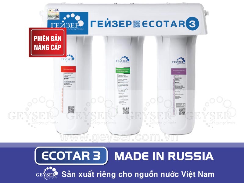 Máy lọc nước nano Geyser ECOTAR 3 made in Russia model 2017