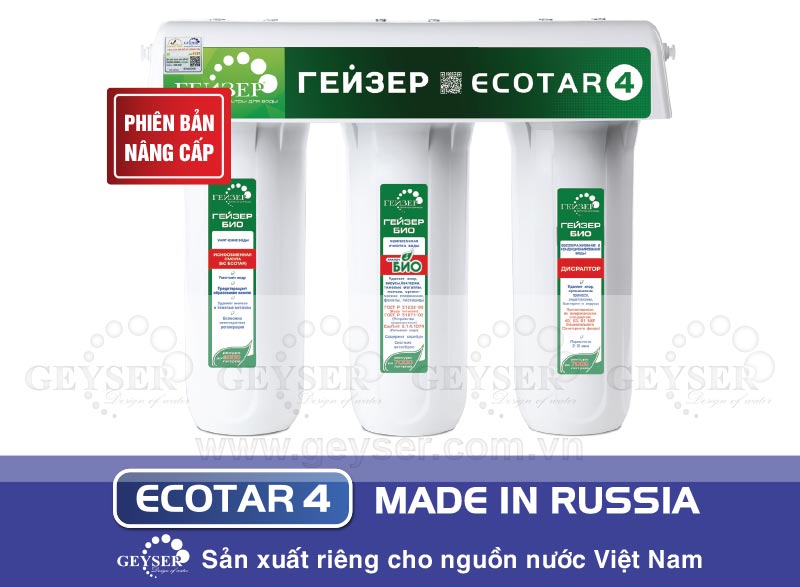 Máy lọc nước nano Geyser ECOTAR 4 made in Russia 2017